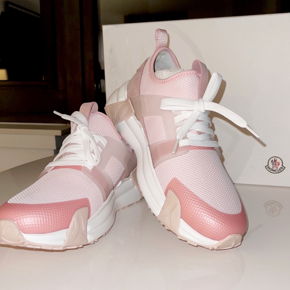 Moncler Lunarove Low-Top Sneakers. NEVER WORN BRAND NEW. In box w/ tissue paper